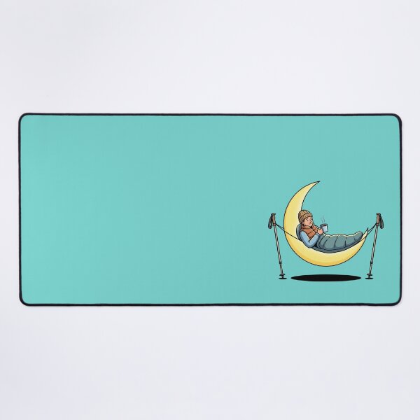 Item preview, Crescent Moon Hammock Camping Hiker Coffee Trekking Poles Outdoor Pop Art designed and sold by Rare By Hero.