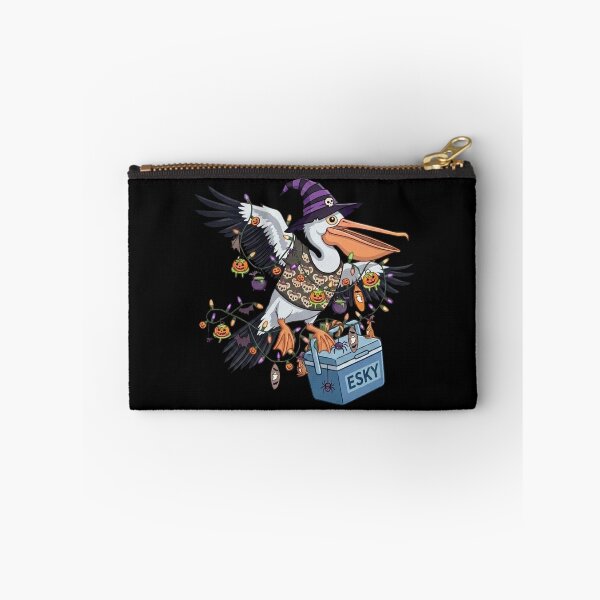 Item preview, Spooky Australian Pelican Halloween – Aussie Wildlife Witch & Esky Art designed and sold by Wennebabs.