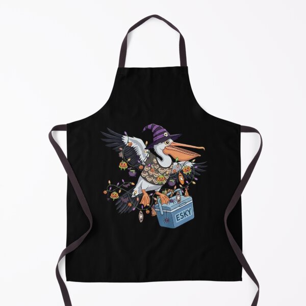 Item preview, Spooky Australian Pelican Halloween – Aussie Wildlife Witch & Esky Art designed and sold by Wennebabs.