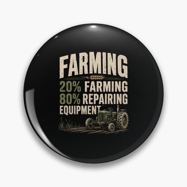 Item preview, 20% Farming 80% Repairing Equipment Funny Farmer Humor designed and sold by Souck12.