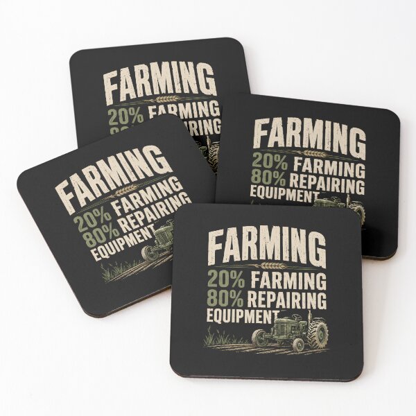 Item preview, 20% Farming 80% Repairing Equipment Funny Farmer Humor designed and sold by Souck12.