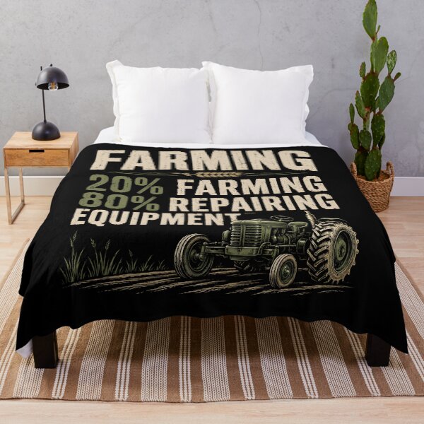 Item preview, 20% Farming 80% Repairing Equipment Funny Farmer Humor designed and sold by Souck12.