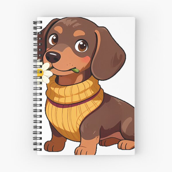 Item preview, Cute Dachshund Puppy in Knitted Sweater Icon designed and sold by pumsquare.