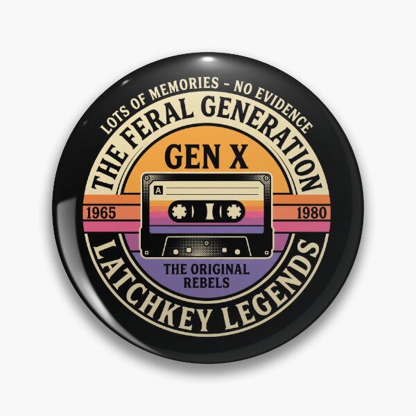 Item preview, Gen X The Feral Generation Vintage Cassette Tape Nostalgia designed and sold by AdyKurniawan.