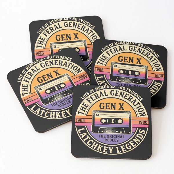 Item preview, Gen X The Feral Generation Vintage Cassette Tape Nostalgia designed and sold by AdyKurniawan.