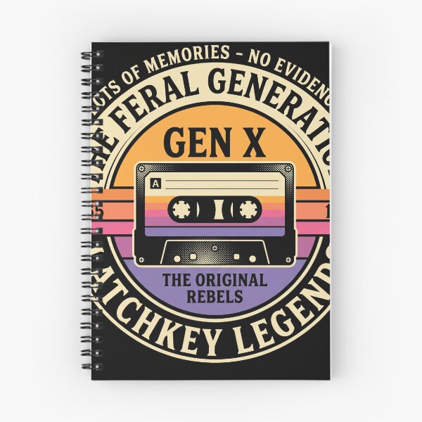 Item preview, Gen X The Feral Generation Vintage Cassette Tape Nostalgia designed and sold by AdyKurniawan.