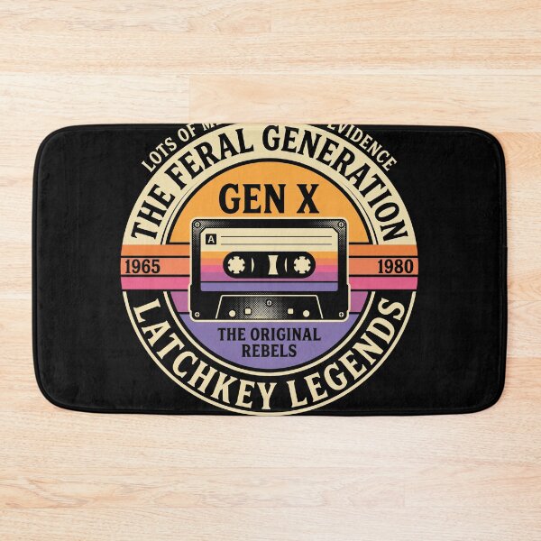 Item preview, Gen X The Feral Generation Vintage Cassette Tape Nostalgia designed and sold by AdyKurniawan.