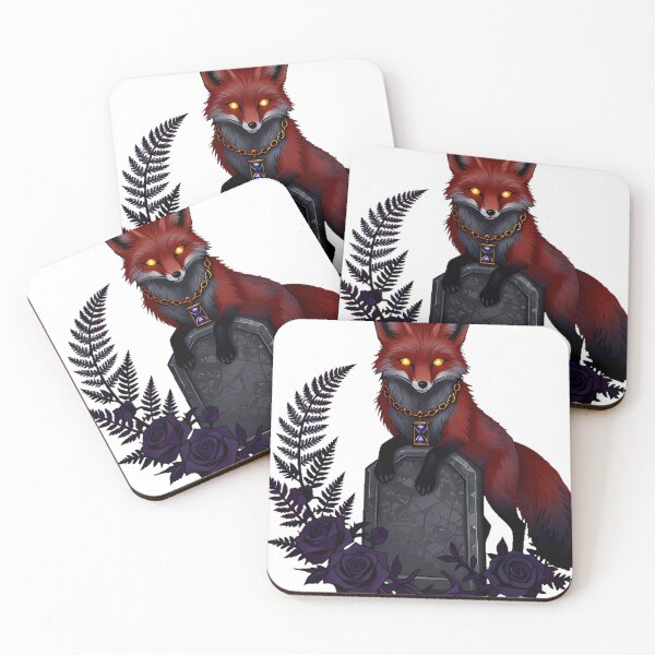 Item preview, Gothic Cemetery Red Fox Keeper designed and sold by IllumeInk.