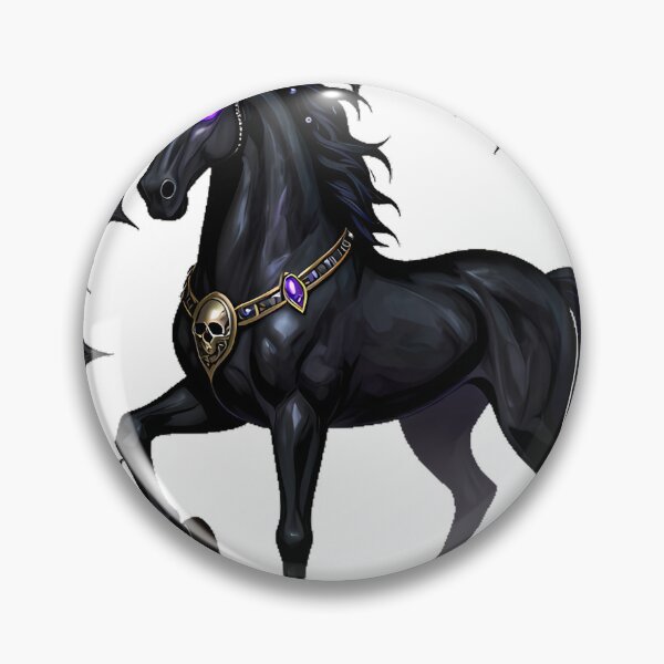 Item preview, Gothic Cemetery Black Stallion Keeper designed and sold by IllumeInk.