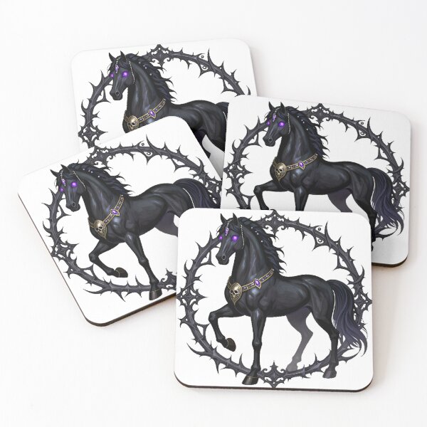 Item preview, Gothic Cemetery Black Stallion Keeper designed and sold by IllumeInk.