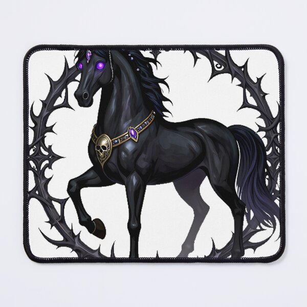 Item preview, Gothic Cemetery Black Stallion Keeper designed and sold by IllumeInk.