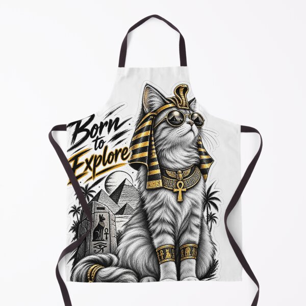 Item preview, Egyptian Cat Sticker – Egyptian Kitty Sphinx Style | Born to Explore designed and sold by CoreThread..