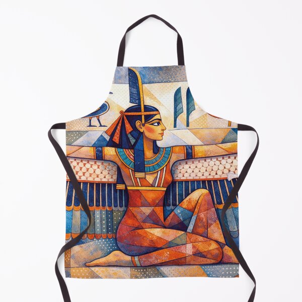 Item preview, Egyptian Goddess Ma'at – The Eternal Balance Painting designed and sold by GalleryKauffeld.