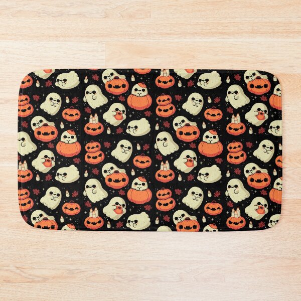 Item preview, Cute Ghost with Halloween Pumpkin designed and sold by xMorfina.