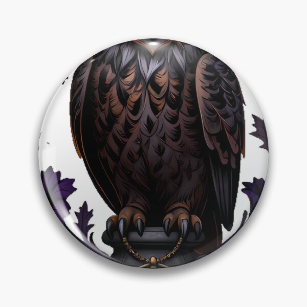 Item preview, Gothic Cemetery Great Horned Owl Sentinel designed and sold by IllumeInk.