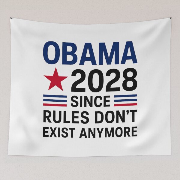 Item preview, Obama 2028 Since Rules Don't Exist Anymore designed and sold by Dr-Hulk-Grock.