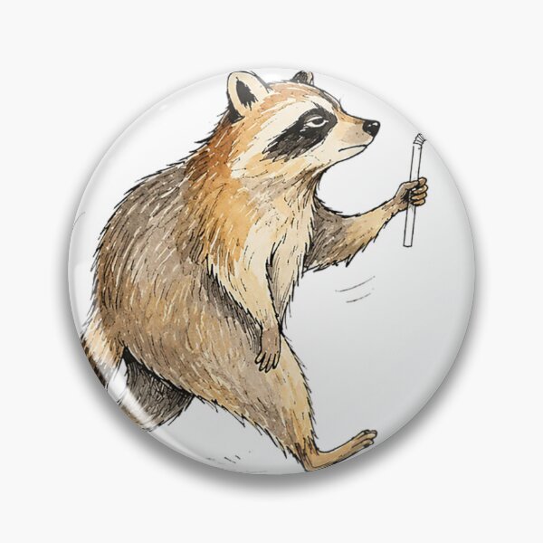 Item preview, Anyway that was My Last Straw Funny Raccoon designed and sold by ocustdaleman.