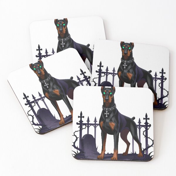 Item preview, Gothic Cemetery Doberman Guardian designed and sold by IllumeInk.