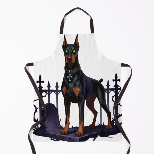 Item preview, Gothic Cemetery Doberman Guardian designed and sold by IllumeInk.