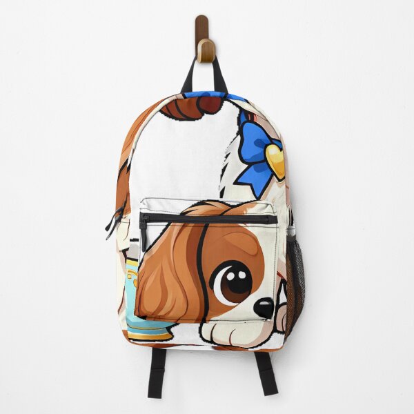 Item preview, Cute Cavalier King Charles Spaniel with Teacup Icon designed and sold by pumsquare.
