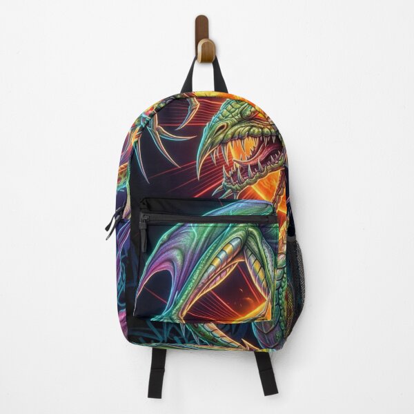 Item preview, Vivid Dragon with Fiery Background designed and sold by kiwiartyfarty.