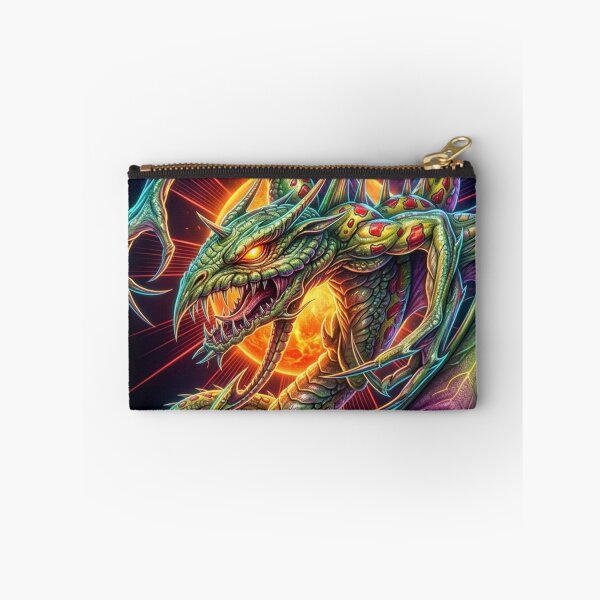 Item preview, Vivid Dragon with Fiery Background designed and sold by kiwiartyfarty.