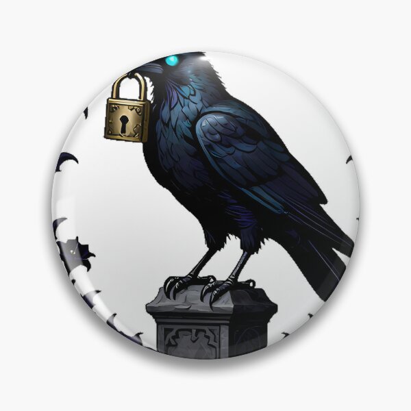 Item preview, Gothic Cemetery Crow Sentinel designed and sold by IllumeInk.