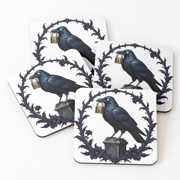 Item preview, Gothic Cemetery Crow Sentinel designed and sold by IllumeInk.