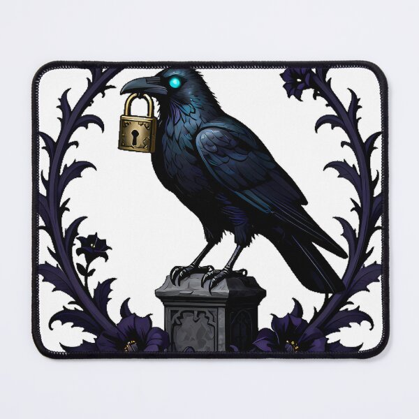 Item preview, Gothic Cemetery Crow Sentinel designed and sold by IllumeInk.