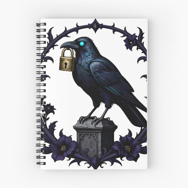 Item preview, Gothic Cemetery Crow Sentinel designed and sold by IllumeInk.