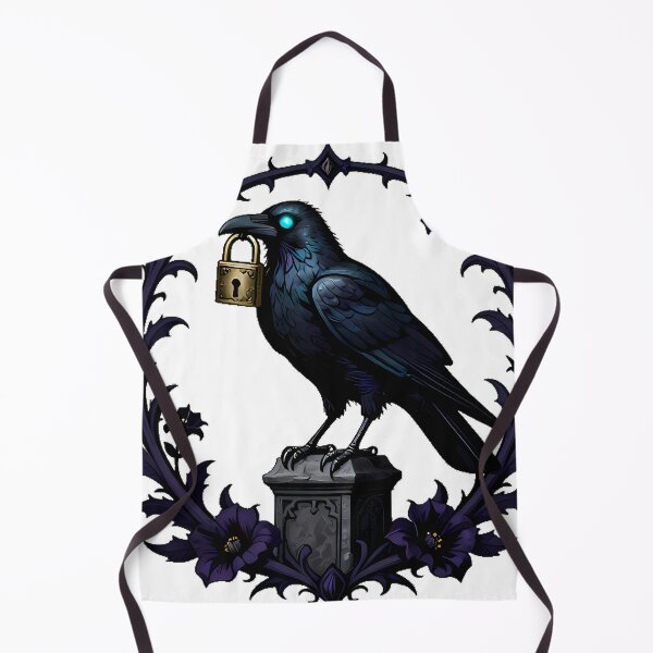 Item preview, Gothic Cemetery Crow Sentinel designed and sold by IllumeInk.