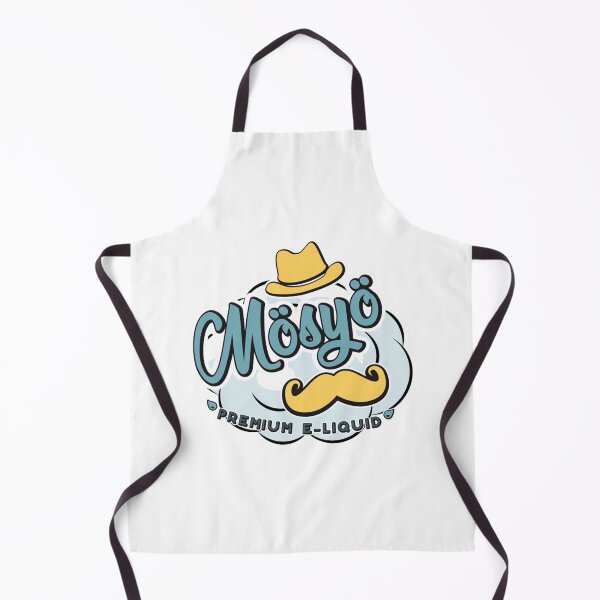Item preview, Mösyö Premium E-Liquid Cloud and Mustache Logo designed and sold by YOU-MOU.