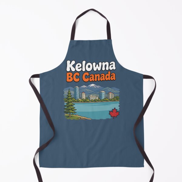 Item preview, Kelowna British Columbia Cute City designed and sold by HowToCanadian.