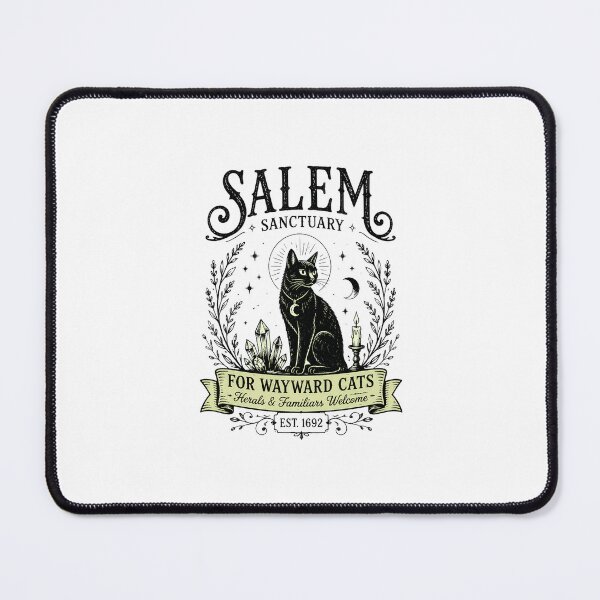 Item preview, Salem Sanctuary Cat Witch Moon designed and sold by felixpalette.