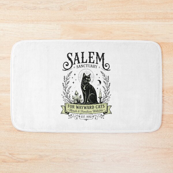 Item preview, Salem Sanctuary Cat Witch Moon designed and sold by felixpalette.