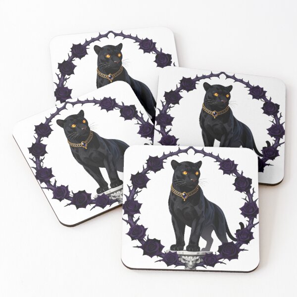 Item preview, Gothic Cemetery Black Panther Keeper designed and sold by IllumeInk.
