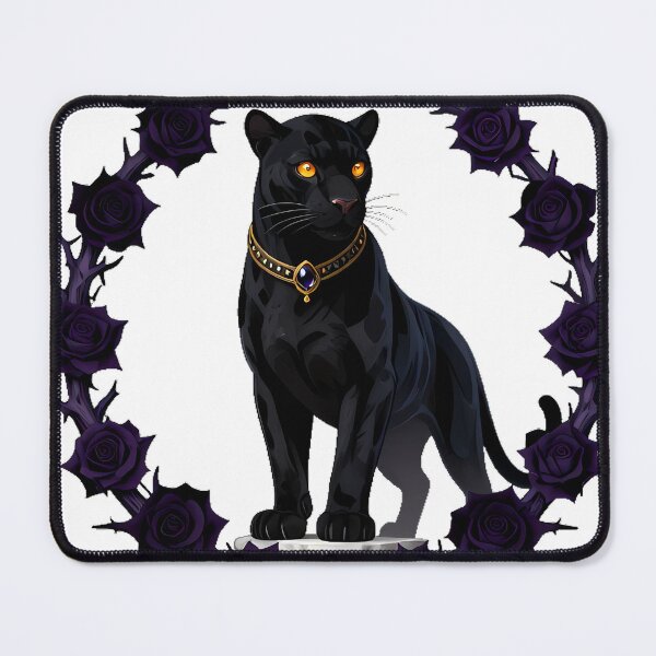 Item preview, Gothic Cemetery Black Panther Keeper designed and sold by IllumeInk.