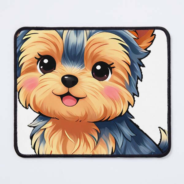 Item preview, Cute Yorkie Puppy with Pink Bow and Cupcake Icon designed and sold by pumsquare.