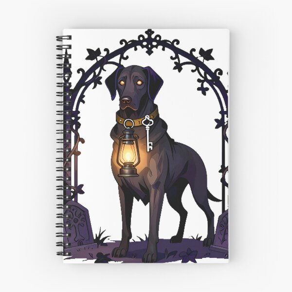 Item preview, Gothic Cemetery Bloodhound Keeper designed and sold by IllumeInk.