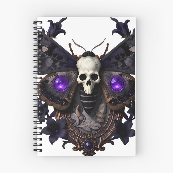 Item preview, Gothic Cemetery Deaths Head Hawkmoth designed and sold by IllumeInk.
