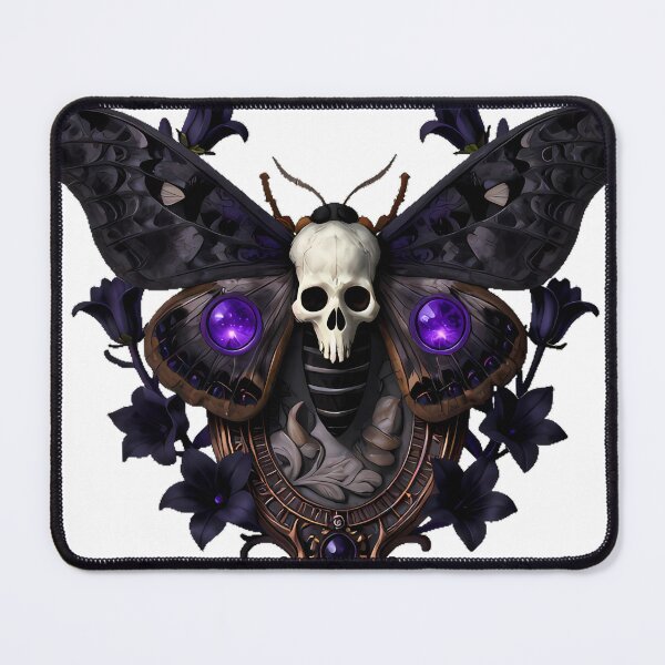 Item preview, Gothic Cemetery Deaths Head Hawkmoth designed and sold by IllumeInk.