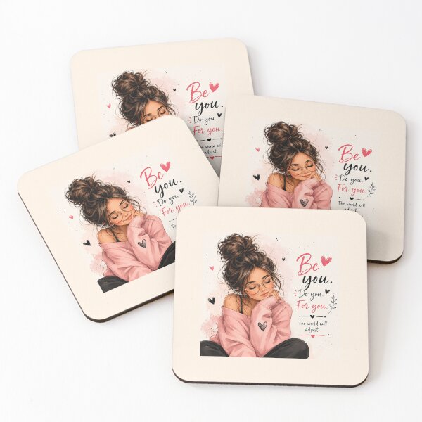 Item preview, Be You Do You For You – Cute Messy Bun Girl designed and sold by MamaAndKiana.