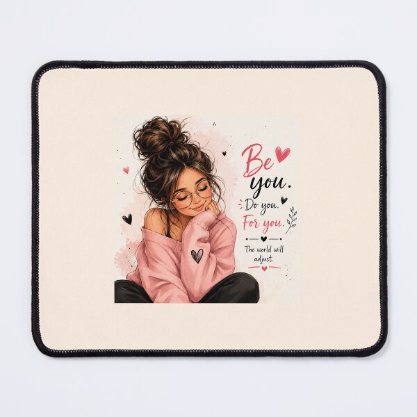 Item preview, Be You Do You For You – Cute Messy Bun Girl designed and sold by MamaAndKiana.