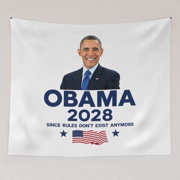 Item preview, Obama 2028 Since Rules Don't Exist Anymore designed and sold by Dr-Hulk-Grock.