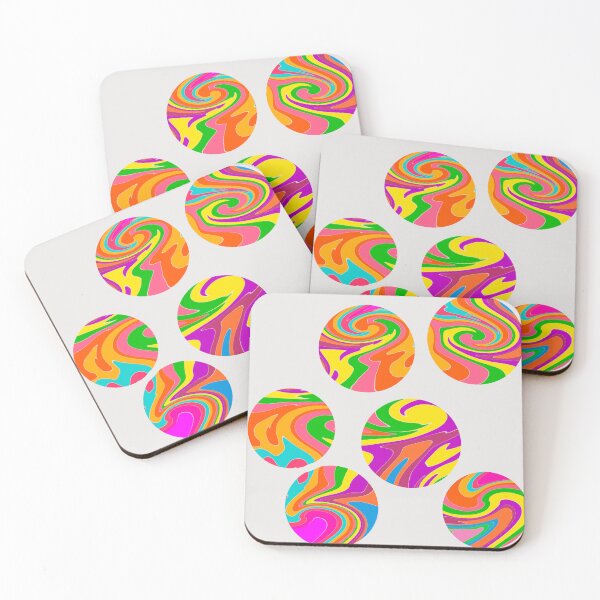 Item preview, Psychedelic Marbles on Cloud Dancer  designed and sold by JaygiesDesign.