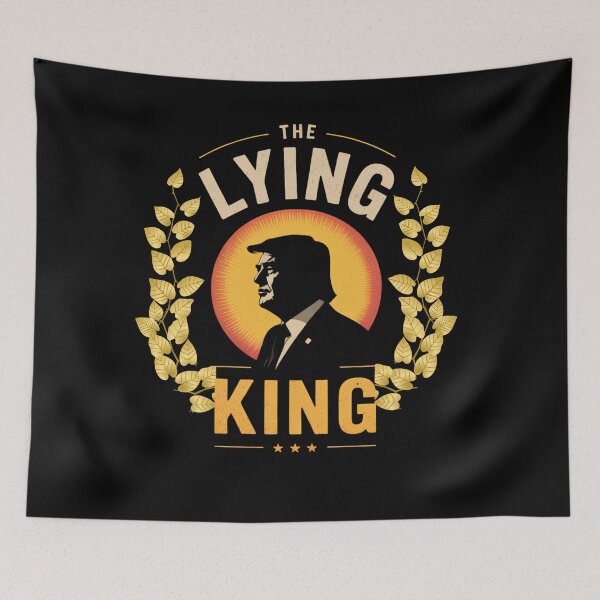 Item preview, The Lying King Funny Political Satire Trump Humor designed and sold by Souck12.