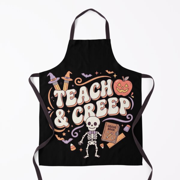 Item preview, Teach And Creep Halloween Teacher Classroom Cute Skeleton T-Shirt designed and sold by KreatoLab.