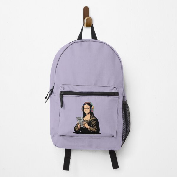 Item preview, Mona Lisa Retro Gamer Playing 90s Handheld Console Classic Art Parody designed and sold by Rare By Hero.