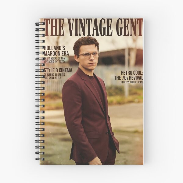 Item preview, The Vintage Gent - Retro 70s Magazine Cover Style Art designed and sold by iwzzuel.
