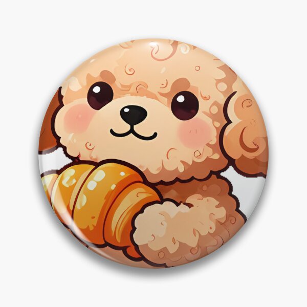 Item preview, Cute Apricot Poodle Puppy with Artist Beret Icon designed and sold by pumsquare.
